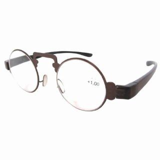 Eyekepper Thin Metal Round Frame Plastic Arms Retro Reading Glasses +1.50 Health & Personal Care