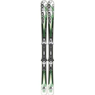Salomon Enduro XT 800 Skis w/ Z12 Bindings White/Green/Black 2014