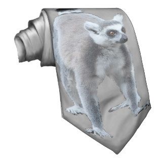 Funny Ring Tailed Lemur (larger image) Necktie