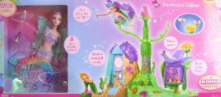 Barbie FAIRYTOPIA Magic of The Rainbow ENCHANTED Giftset w Secret Sprite Cottage, Mermaid to Fairy Doll, 2 Sprites & MORE Kohl's Exclusive Special Edition Playset (2007 Mattel Canada) Toys & Games