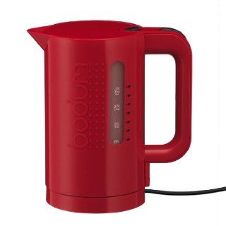 Bodum BISTRO electric water kettle 1.0 L red 11154 294 Kitchen & Dining