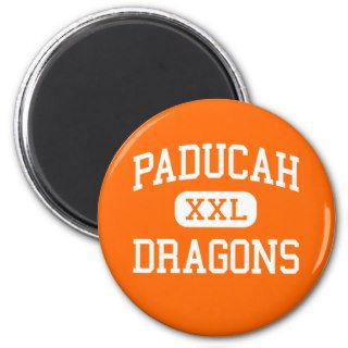 Paducah   Dragons   High School   Paducah Texas Refrigerator Magnet