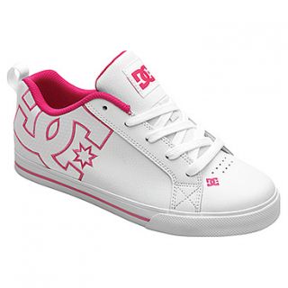 DC Shoes Court Graffik Vulc  Women's   White/Crazy Pink