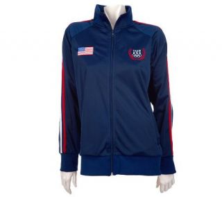 Team USA Red White and Blue Olympic Track Jacket —