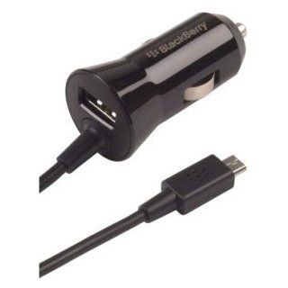 RIM ACC 48181 301 Blackberry Premium In Vehicle Charger for Blackberry MicroUSB   Car Charger   Retail Packaging   Black Cell Phones & Accessories