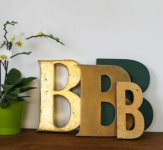 genuine vintage shop letters 'b' by bonnie and bell