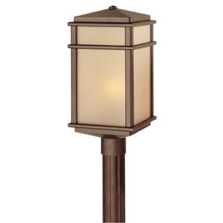 Great Outdoors by Minka Mission Bay Outdoor Post Mount Lantern