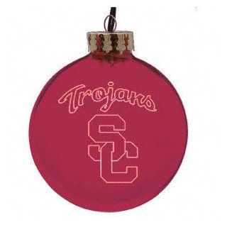 USC Trojans 4" Laser Etched Ornament Sports & Outdoors