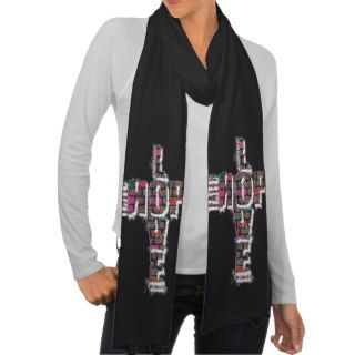 Cool awesome Faith Love Hope graffiti words Scarves
