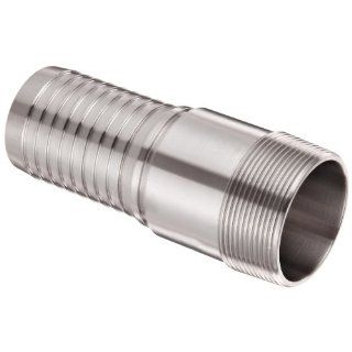 Dixon IXMS32 Stainless Steel 304 Holedall Fitting, Internal Expansion Hose Coupler, 2" NPT Male x 2" Hose ID Barbed