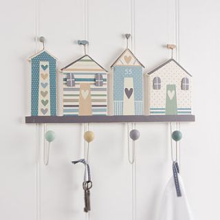 beach hut coat hook by the contemporary home