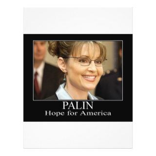 Palin Hope For America Personalized Flyer