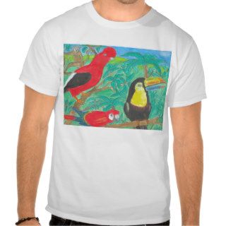Rainforest animals tee shirts