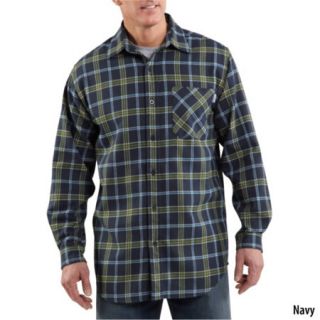 Carhartt Mens Long Sleeve Flannel Plaid Shirt (Style #S250) 444701