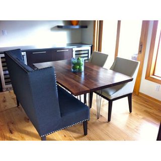 walnut dining table by wicked boxcar