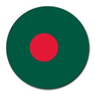 Bangladesh Flag Round Mouse Pad 