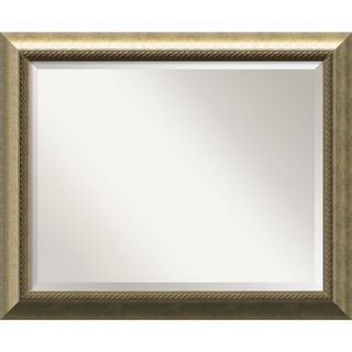 Large Champagne Framed Mirror Mirrors