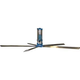Patterson High-5 High-Volume Ceiling Fan — 18Ft., 201,870 CFM, 220 Volt Single-Phase, Model# H5F18A-20-1HP  Ceiling Fans