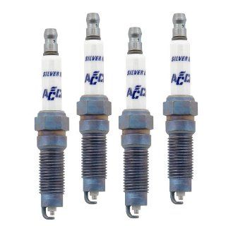 ACCEL  308S Silver Tip Spark Plugs for Ford, (Pack of 4) Automotive