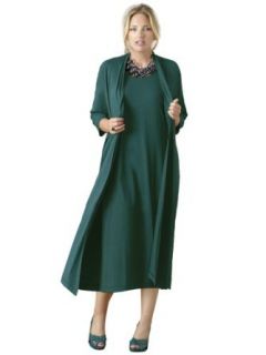 Ulla Popken Women's Plus Size Two In One Knit Dress