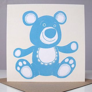 baby bear card by cardinky