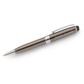 Personalized Reflections Premier Gunmetal And Silver Ballpoint Pen Gift  Fine Writing Instruments 