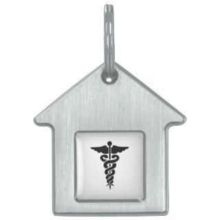 Medical Symbol Nurses and Doctors Pet Name Tags