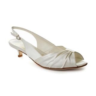 Bridal by Butter Women's 'Flamingo' Ivory Satin Dress Shoes Heels