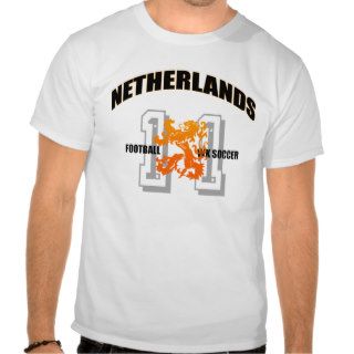 Netherlands Football wk soccer No 11 Tshirts