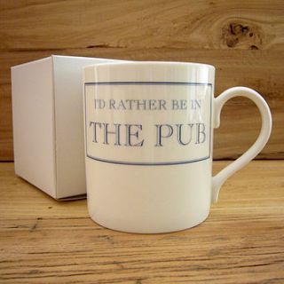 id rather be china mug by house interiors & gifts
