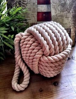 nautical rope door stop by the hiding place