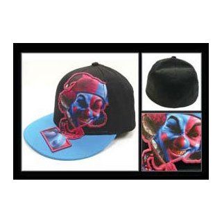 ICP Insane Clown Posse Music Band Hat   Carnival of Carnage Clown Face Logo Flatbill Flex Fit Cap Clothing