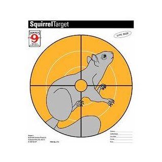 Critter Targets, Squirrel Paper Target, 20 Per Pack  Hunting Targets And Accessories  Sports & Outdoors