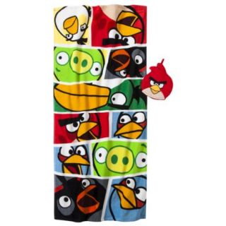 Angry Birds Bath Towel/ Wash Mitt Set