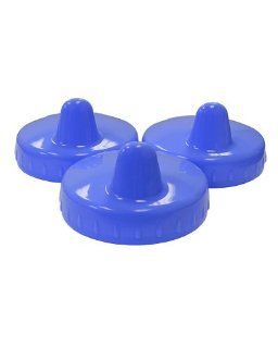 Playtex Baby Spill Proof Cup Replacement Lids Round Top 3 Pack Blue  Baby