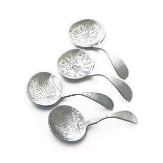 NorPro 5539D 24 pcs My Favorite Spoons Stainless Steel w/4 Different Designs Kitchen & Dining
