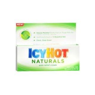 ICY HOT NATURALS Pain Relief Cream 7.5% Menthol .5 oz Health & Personal Care