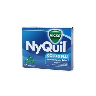 Vicks Nyquil Plus Vitamin C Multi Symptom Cold And Flu Caplets Health & Personal Care