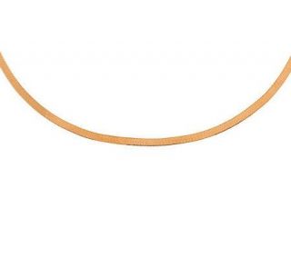 Milor 20 Polished Herringbone Necklace, 14K Gold 4.90g —