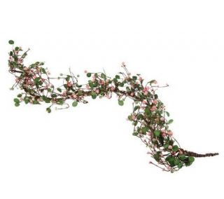 4 ft. Boxwood and Berry Flexible Garland By Valerie —