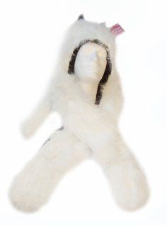 Wolf Costume Hat With Mittens White Toys & Games