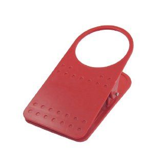 Office Kitchen Table Desk Drink Coffee Cup Holder Clip Red  