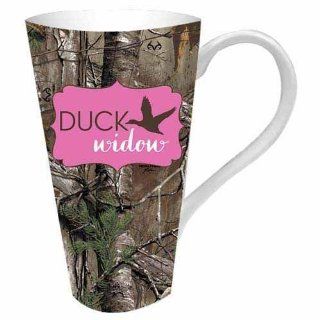 Realtree Camo Latte Mug with Slider Lid   Duck Widow Kitchen & Dining