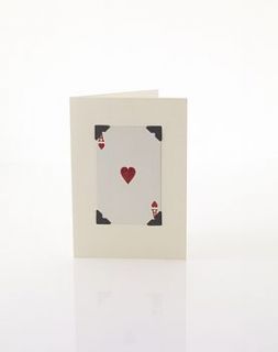 greetings card playing cards by vintage playing cards