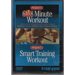 6 to 8 Minute Workout Program 1 & Smart Training Workout Program 2 Total Gym Books