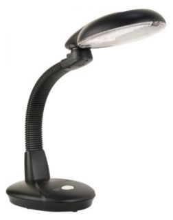 EasyEye Energy Saving Oval Shaped Desk Lamp with Ionizer, Black   Sunpentown Desk Lamp  