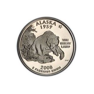 2008 S Clad Proof Alaska State Quarter Toys & Games