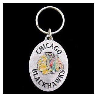 Chicago Blackhawks Team Key Ring   NHL Hockey Fan Shop Sports Team Merchandise  Sports Related Key Chains  Sports & Outdoors