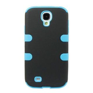 ZPS Skyblue and Black 3 in 1 Hard Hybrid Case Silicone Cover Skin for Samsung Galaxy S Iv S4 I9500 Cell Phones & Accessories