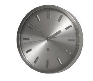 Modern Metal Wall Clock   Aluminum Bar Dial  